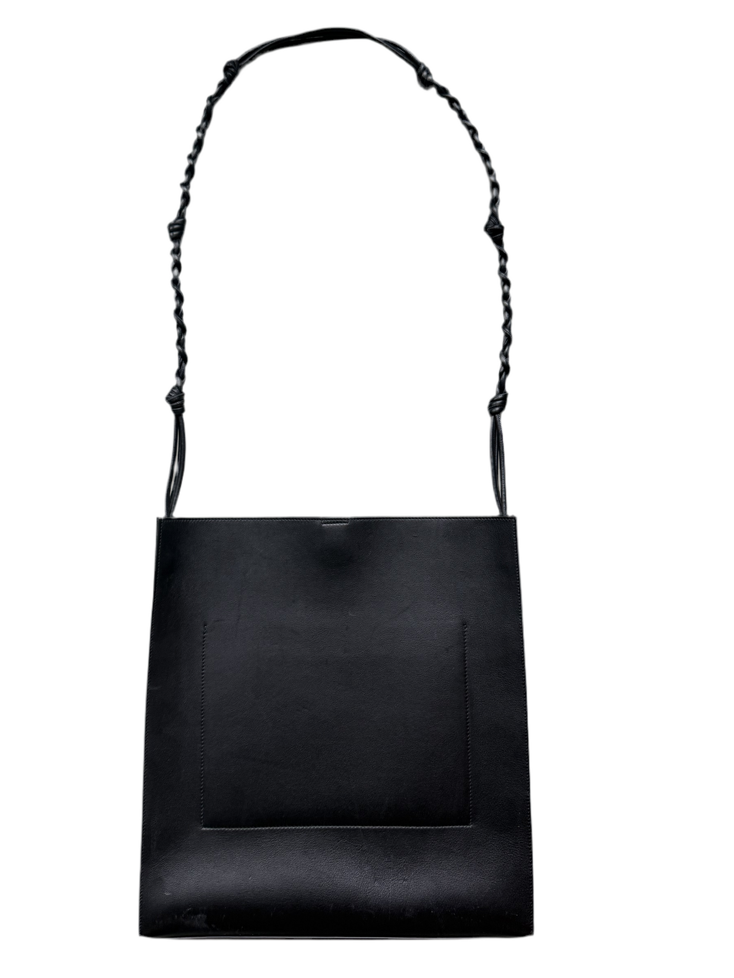 Leather shoulder bag