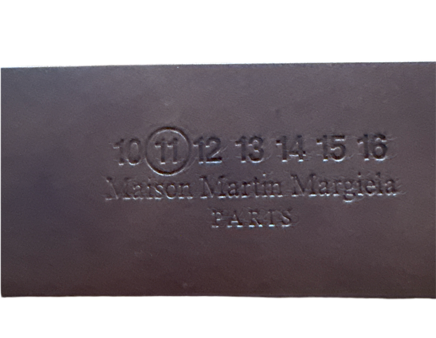 Leather belt