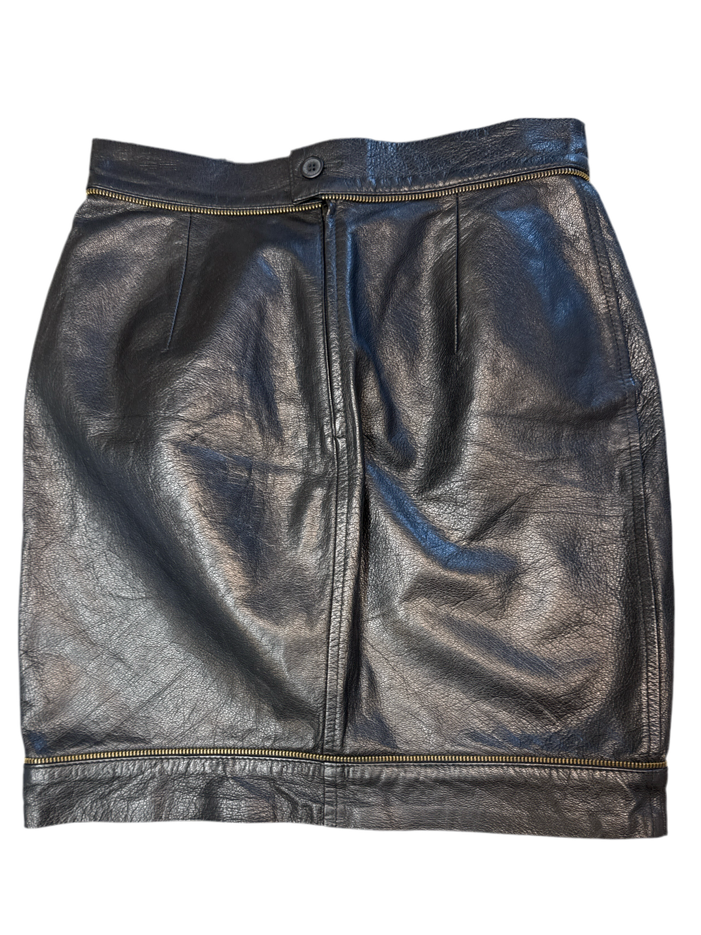 Leather skirt