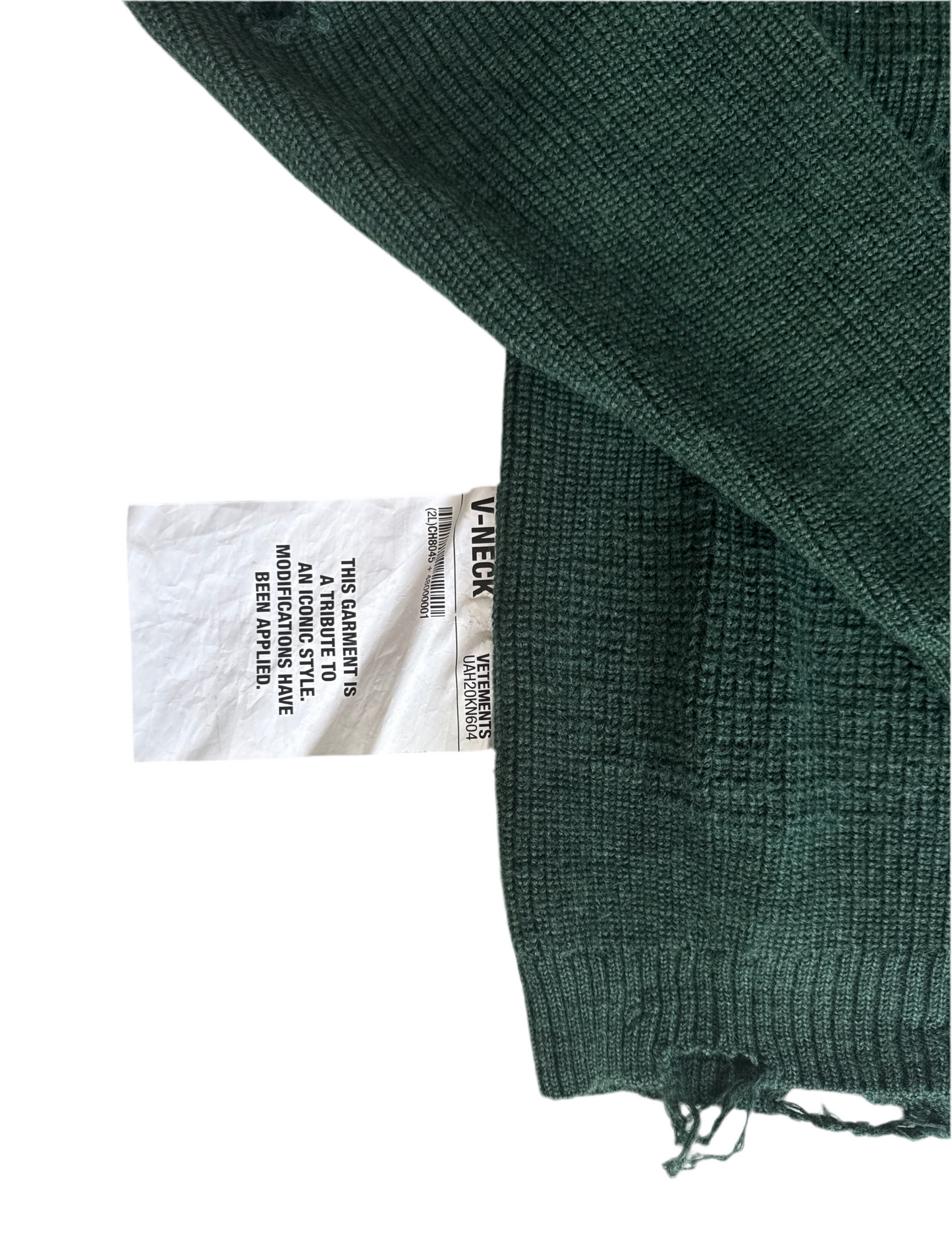 Vetements Hiver 2020 wool sweater